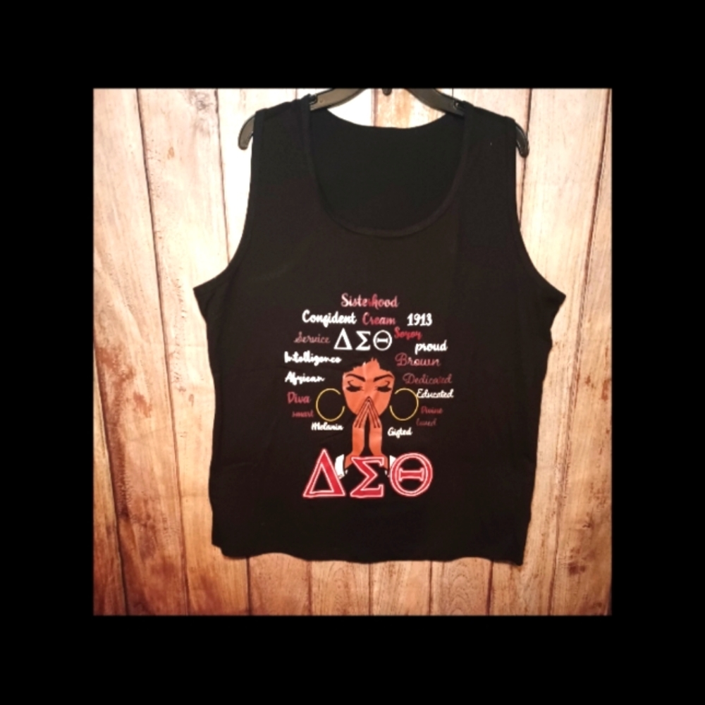 Delta Sigma Theta Sorority Tank Top.